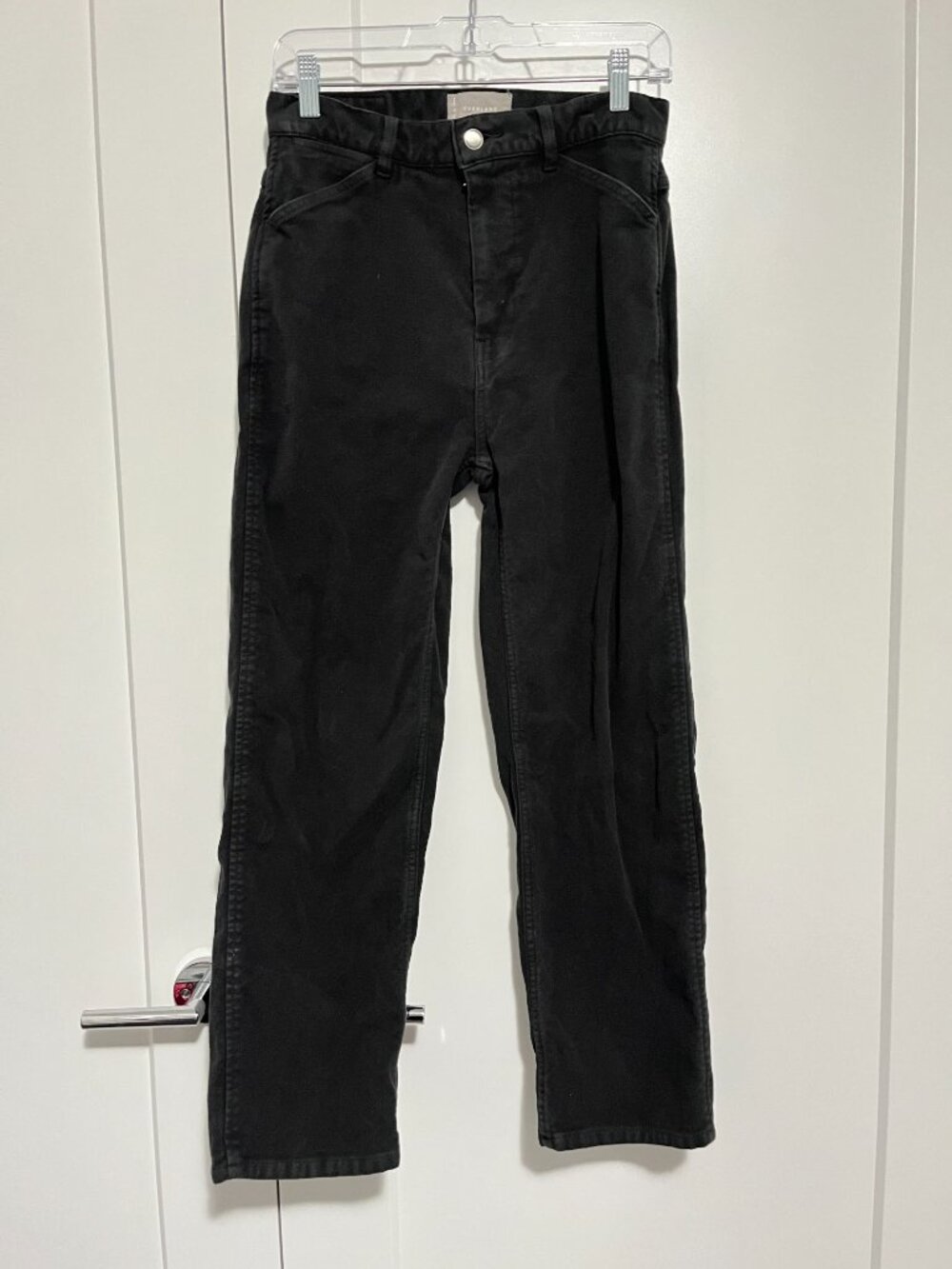Everlane Size 2 Black Straight Leg Pants